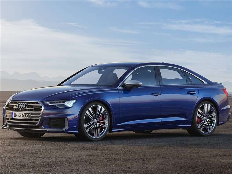 Фото Audi S6 - Audi S6 Sedan TDI 2020 вид сбоку
