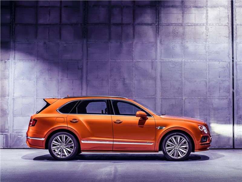 Фото Bentley Bentayga - Bentley Bentayga Speed 2020 вид сбоку