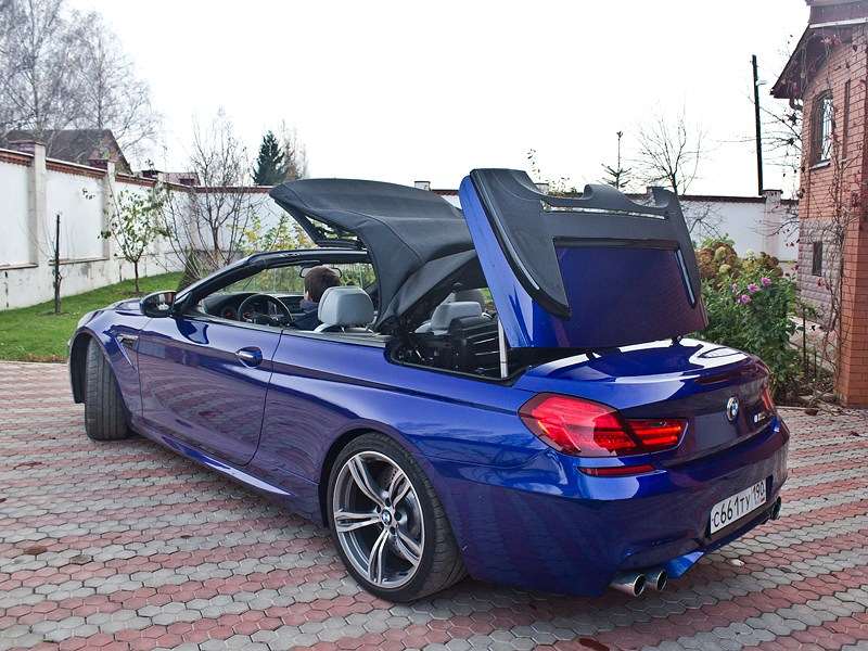 Фото BMW M6 - Процесс складывания крыши занимает всего 24 секунды