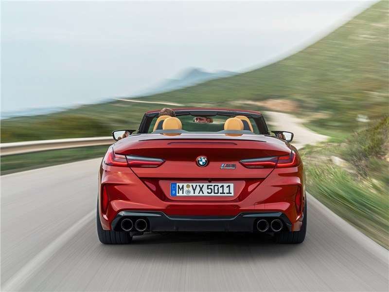 Фото BMW M8 - BMW M8 Competition Convertible 2020 вид сзади
