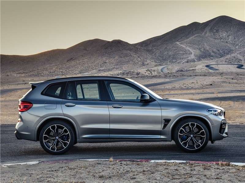 Фото BMW X3 M - BMW X3 M Competition 2020 вид сбоку