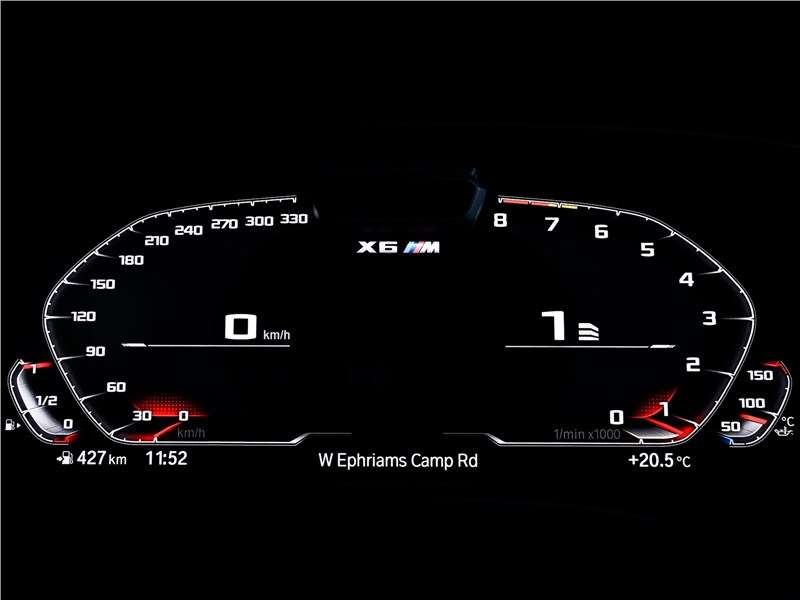 Фото BMW X6 M - BMW X6 M 2020 приборная панель