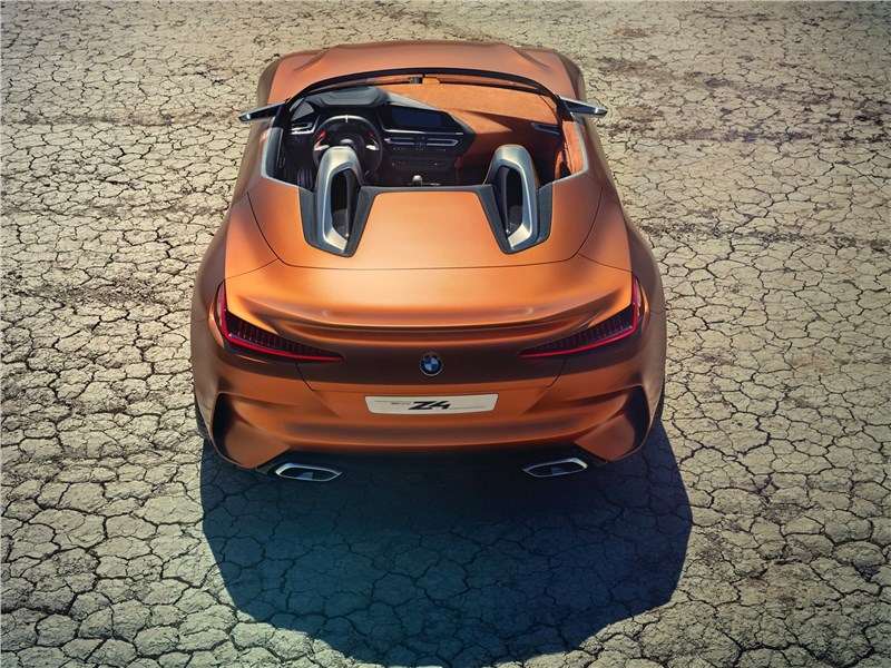 Фото BMW Z4 - BMW Z4 Concept 2017 вид сверху сзади