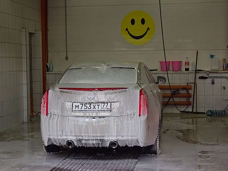 Фото Cadillac ATS - …нужно как можно быстрее "помыться"!