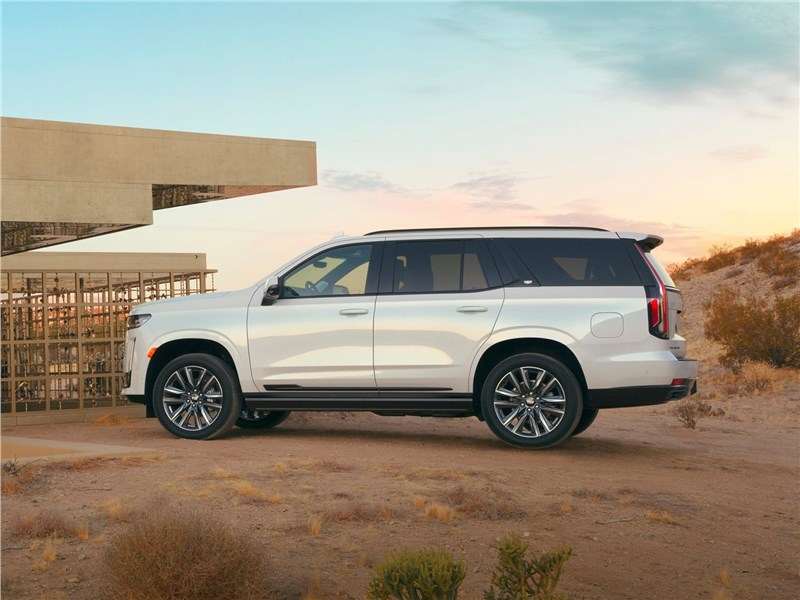 Фото Cadillac Escalade - Cadillac Escalade 2021 вид сбоку