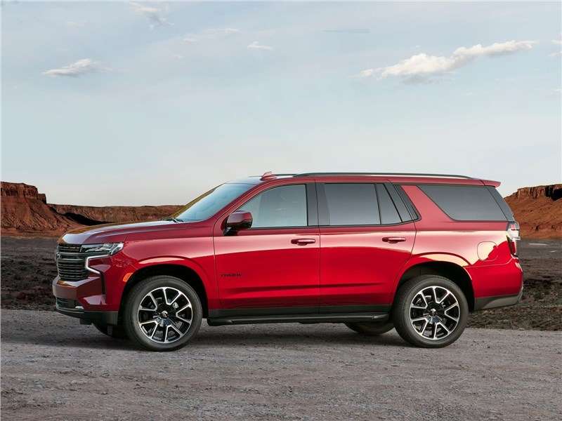 Фото Chevrolet Tahoe - Chevrolet Tahoe 2021 вид сбоку