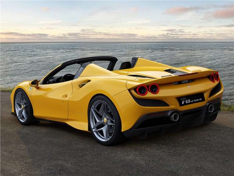 Фото Ferrari F8 Spider - Ferrari F8 Spider 2020 вид сзади