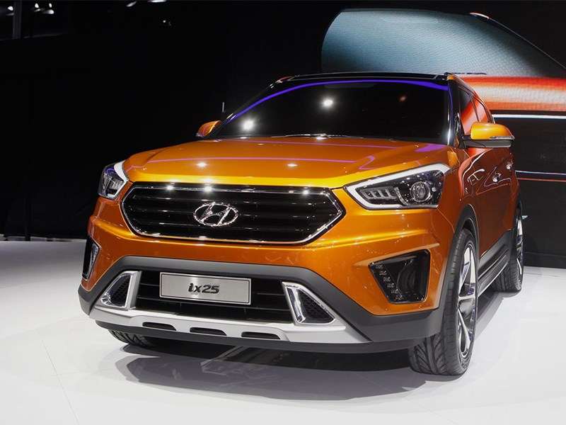 Фото Hyundai IX25 - Hyundai ix25 concept 2014 вид спереди