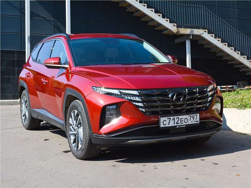 Фото Hyundai Tucson - Hyundai Tucson (2021) вид спереди