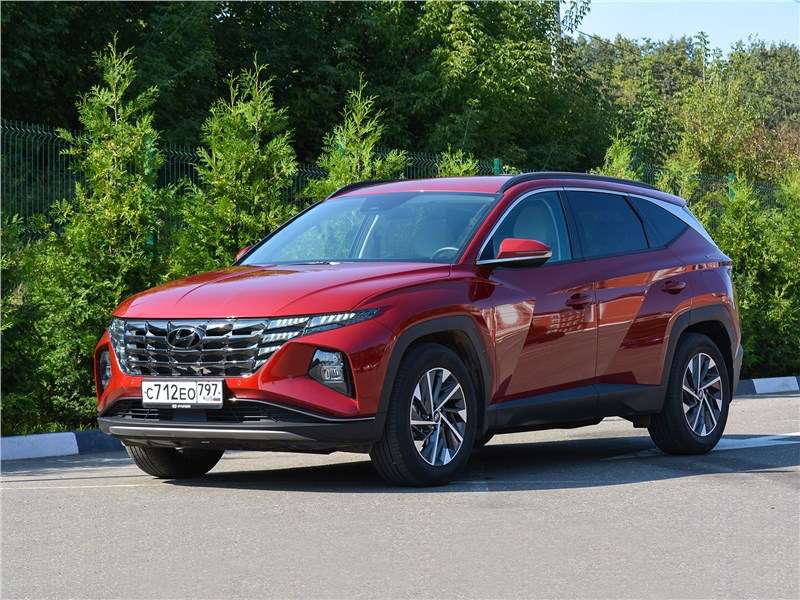 Фото Hyundai Tucson - Hyundai Tucson (2021) вид спереди