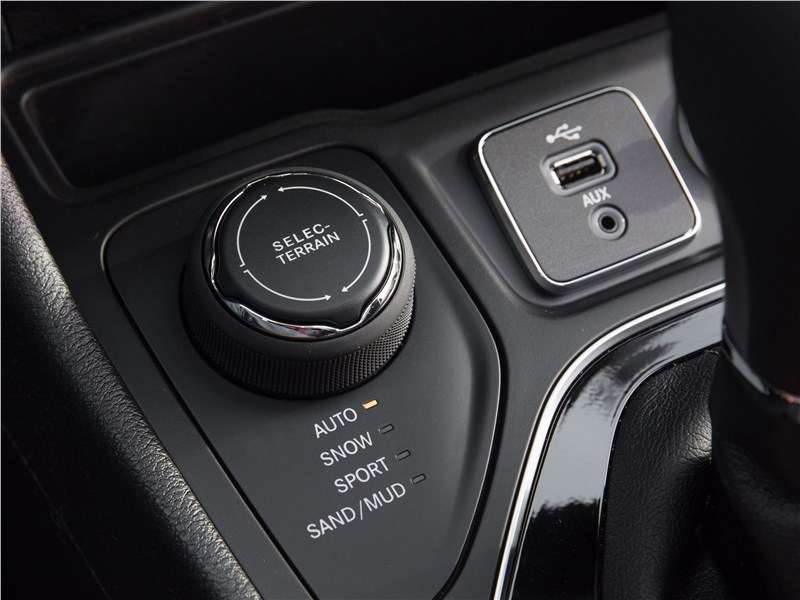 Фото Jeep Cherokee - Система Selec-Terrain предлагает интересные режимы, но позиция SPORT выглядит слегка не на месте