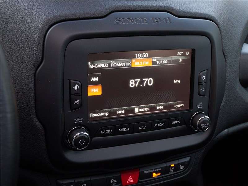 Фото Jeep Renegade - Мультимедиа система порадовала звуком и алгоритмами работы, но с «коннектом» смартфона по Bluetooth у меня возникли проблемы