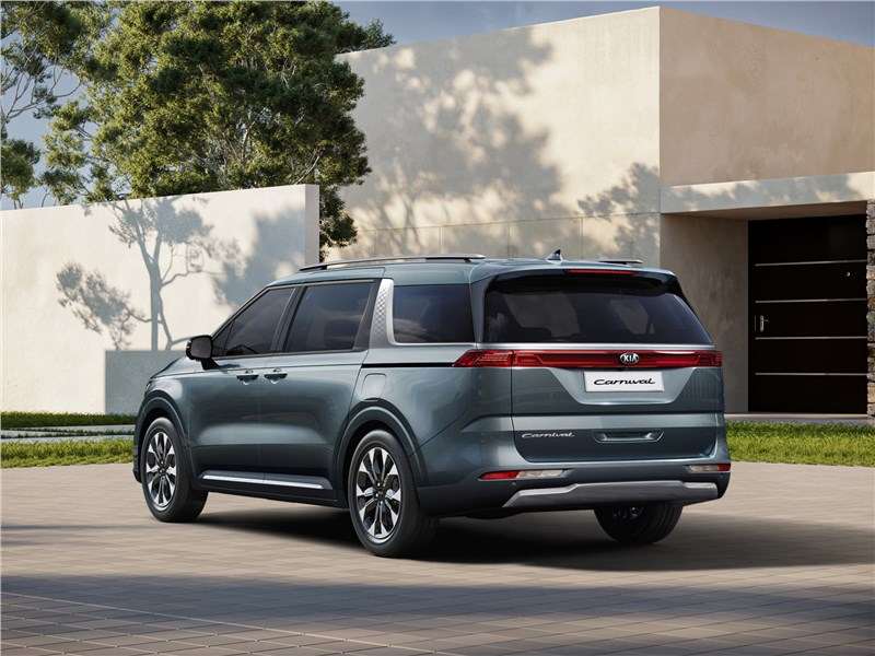 Фото KIA Carnival - Kia Carnival 2021 вид сзади