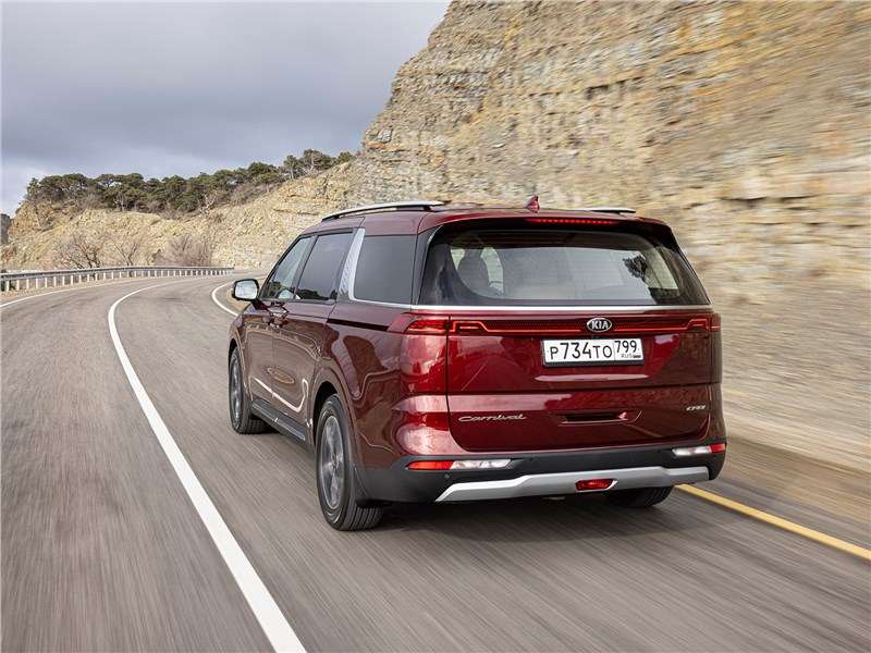 Фото KIA Carnival - Kia Carnival (2021) вид сзади