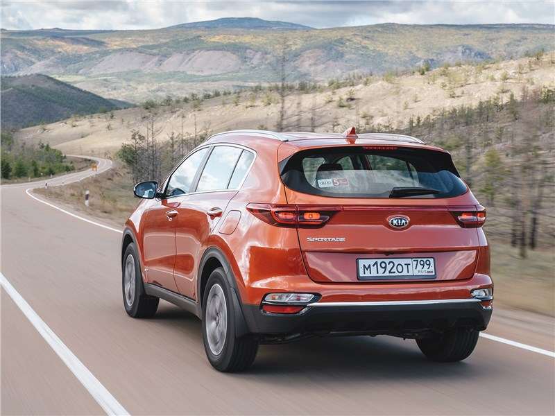 Фото KIA Sportage - Kia Sportage 2019 вид сзади