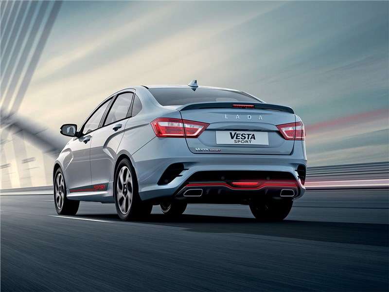 Фото Lada Vesta Sport - Lada Vesta Sport 2019 вид сзади