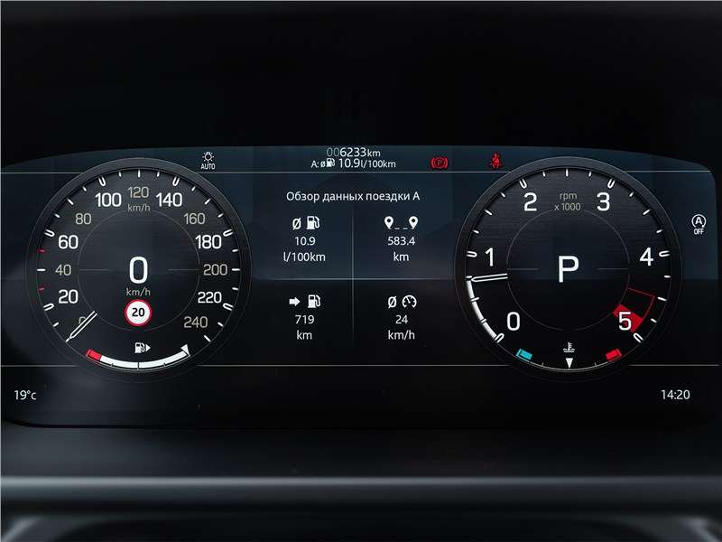 Фото Land Rover Defender 110 - Land Rover Defender 110 (2020)приборная панель