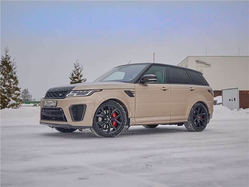 Фото Land Rover Range Rover Sport - Land Rover Range Rover Sport SVR (2018) вид сбоку