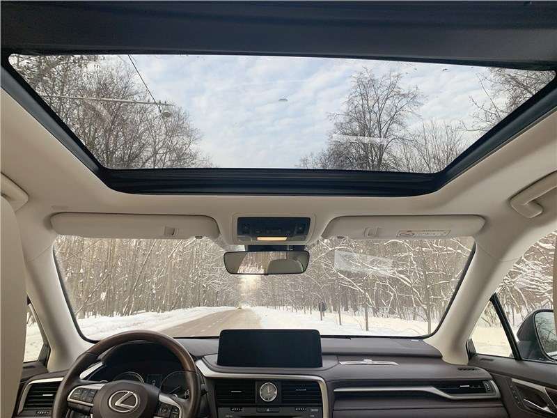 Фото Lexus RX - Панорамная крыша – прерогатива старшей версии