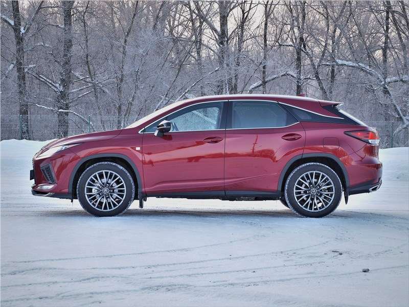 Фото Lexus RX - Lexus RX (2020) вид сбоку