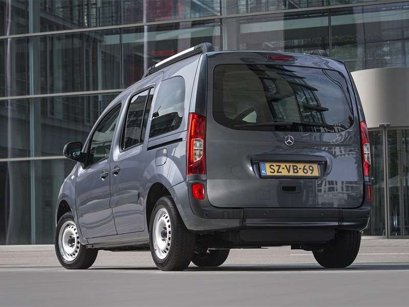 Фото Mercedes-Benz Citan - Mercedes-Benz Citan Crewbus 2014 вид сзади синий