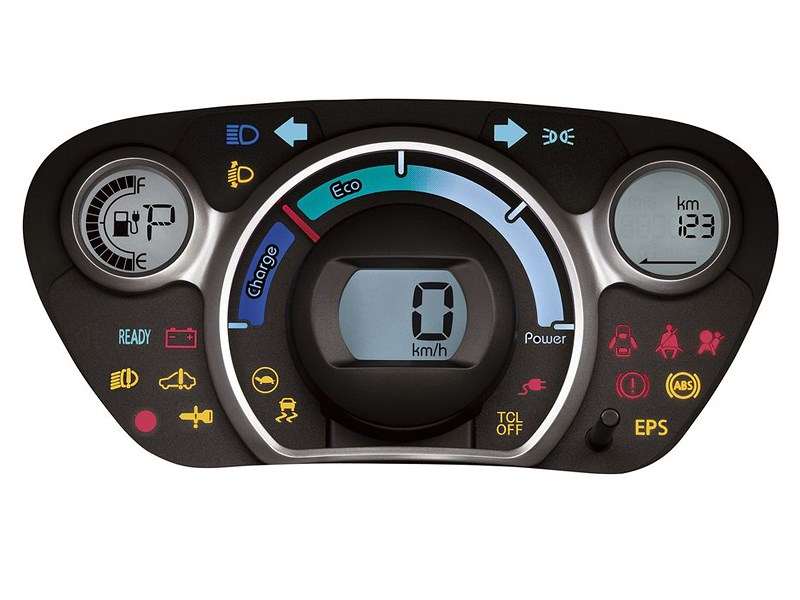Фото Mitsubishi i-MiEV - Mitsubishi i-MiEV 2009 комбинация приборов
