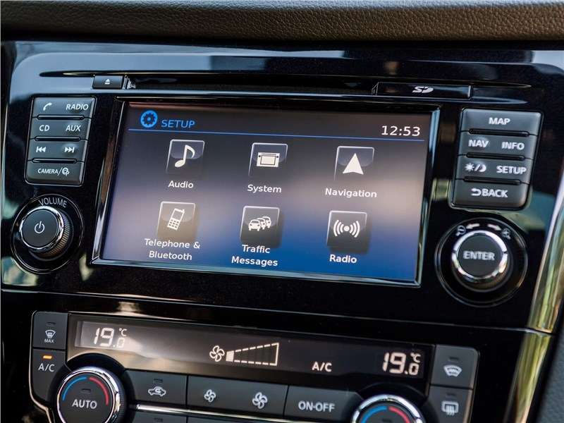 Фото Nissan Qashqai - Nissan Qashqai 2018 центральная консоль