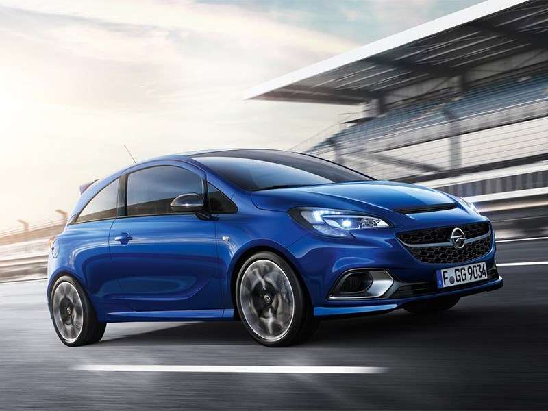 Фото Opel Corsa OPC - Opel Corsa OPC 2015 вид спереди сбоку