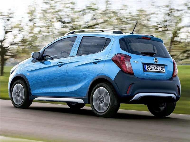 Фото Opel Karl Rocks - Opel Karl Rocks 2017 вид сзади