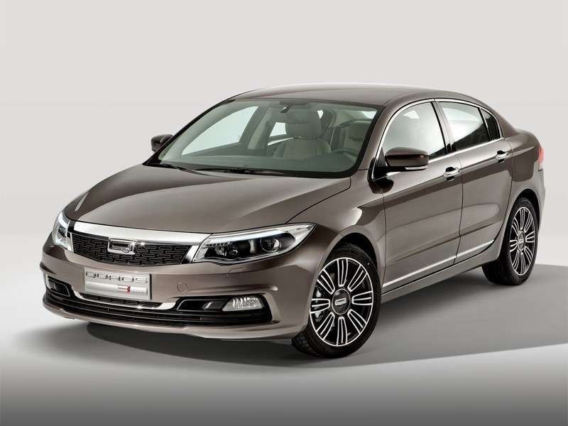 Фото Qoros GQ3 - Qoros 3 sedan 2013 вид спереди фото 2