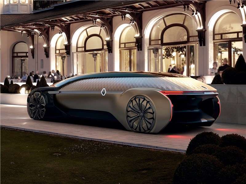 Фото Renault EZ-Ultimo - Renault EZ-Ultimo Concept 2018 вид сбоку сзади