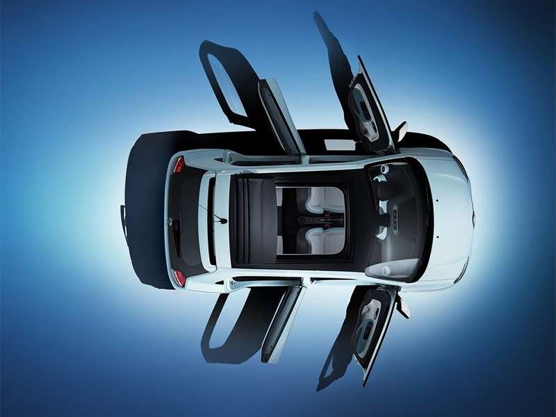 Фото Renault Twingo - Renault Twingo 2014 вид сверху