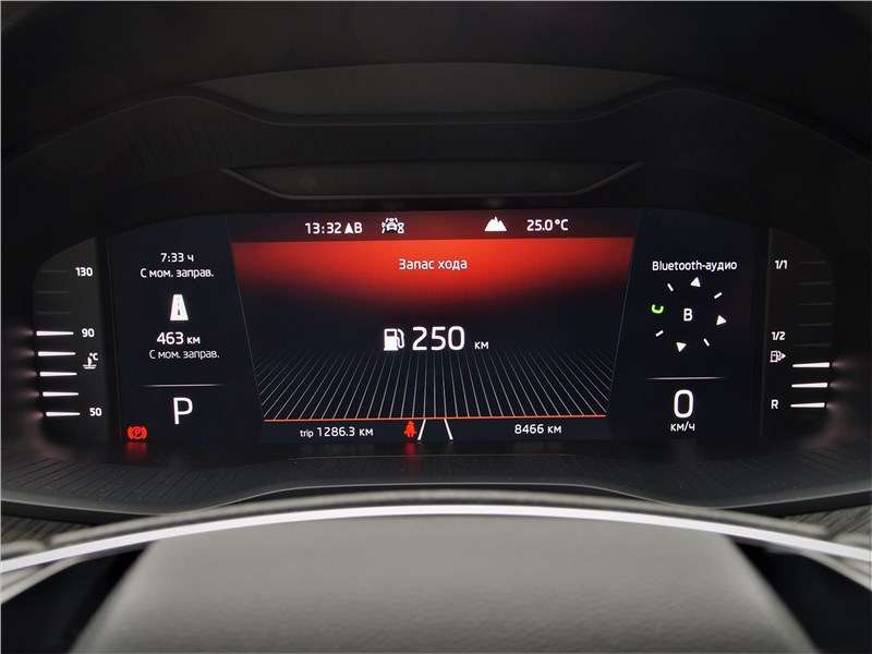 Фото Skoda Kodiaq - ...а можно выделить один параметр, при этом он разместится в центре панели