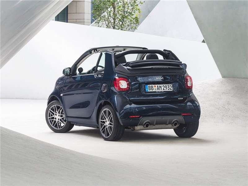 Фото Smart Fortwo Cabrio - Brabus Smart fortwo Cabrio 2017 вид сзади