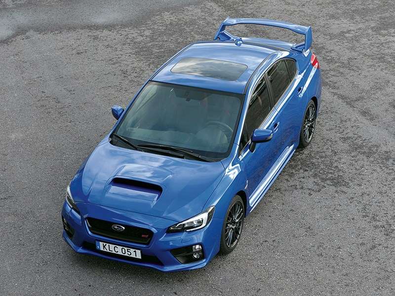 Фото Subaru WRX STI - Subaru WRX STI 2014 вид сверху