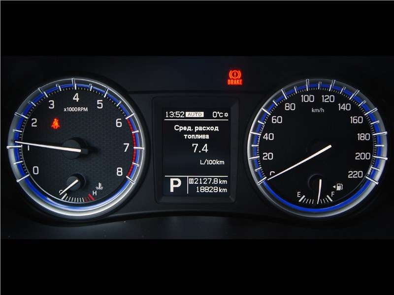 Фото Suzuki SX4 - Читаемость основных приборов безупречная, более оптимальное оформление придумать трудно