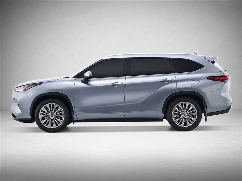 Фото Toyota Highlander - Toyota Highlander 2020 вид сбоку
