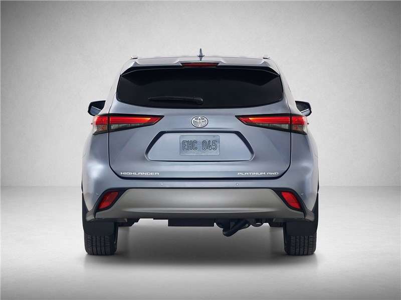 Фото Toyota Highlander - Toyota Highlander 2020 вид сзади