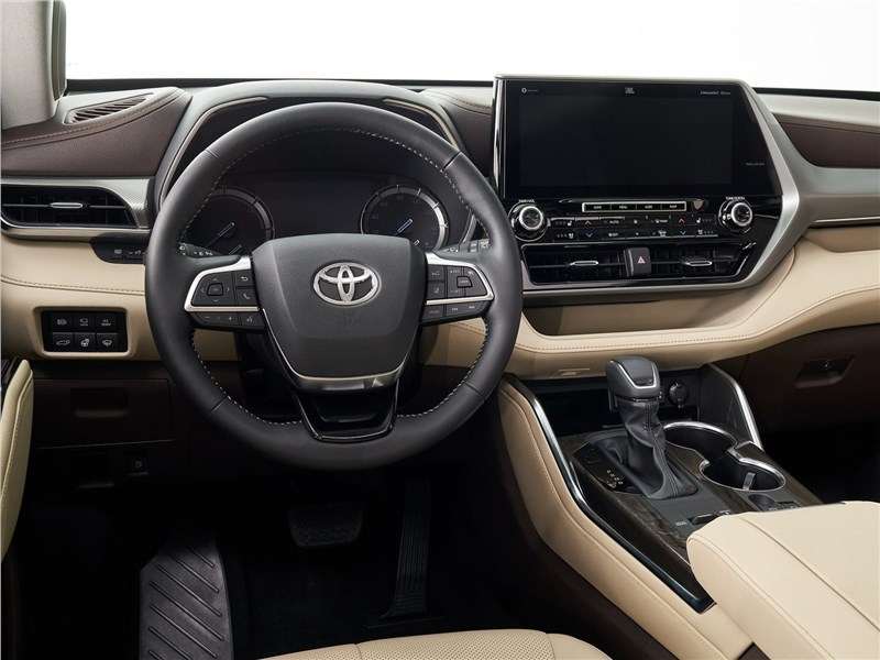 Фото Toyota Highlander - Toyota Highlander 2020 салон