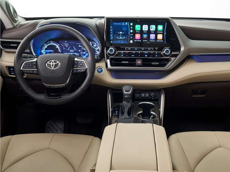 Фото Toyota Highlander - Toyota Highlander 2020 салон