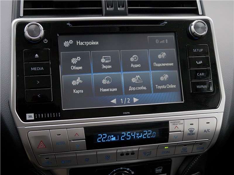 Фото Toyota Land Cruiser Prado - Начинаем знакомство с мультимедиасистемой. Функций у нее – невероятное множество