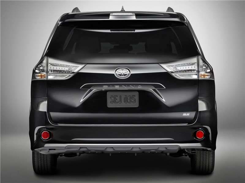 Фото Toyota Sienna - Toyota Sienna 2018 вид сзади