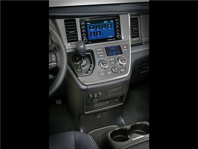 Фото Toyota Sienna - Toyota Sienna 2018 центральная консоль