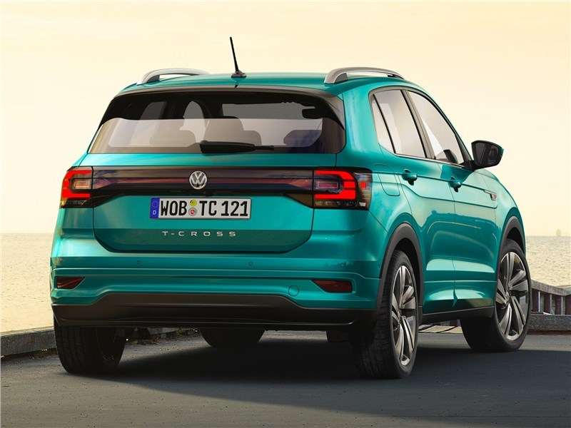 Фото Volkswagen T-Cross - Volkswagen T-Cross 2019 вид сзади
