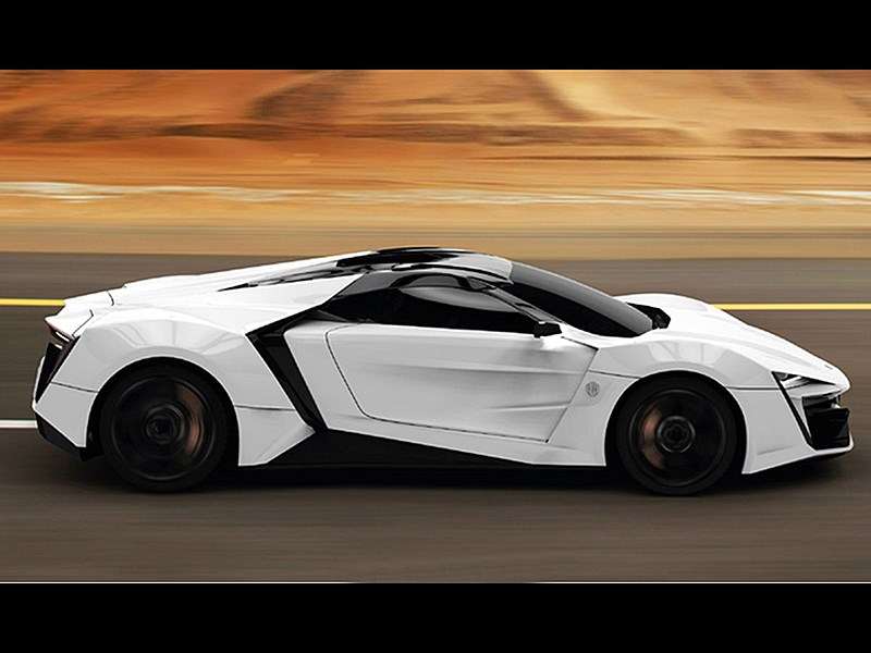 Фото W Motors Lykan Hypersport - W Motors Lykan Hypersport 2013 вид сбоку 2